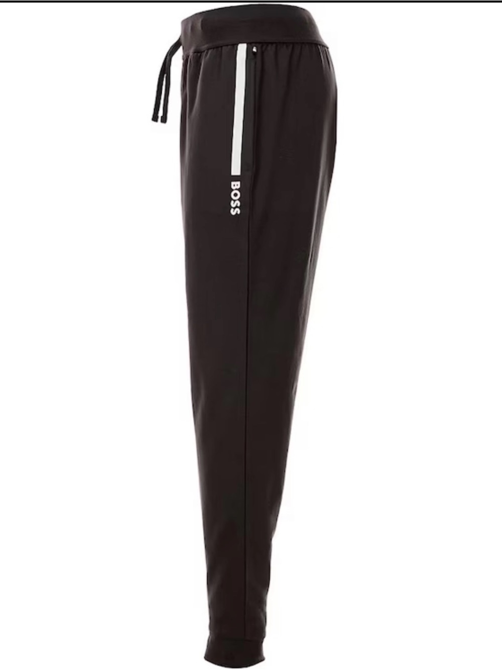 Hugo Boss gray Boss Homewear Joggers with White Accents.